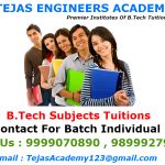Tutor For B.Tech Tuitions In Delhi