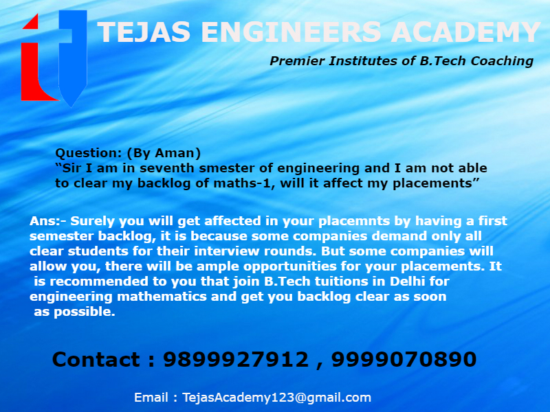 B.Tech Tuitions in Delhi