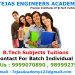 B.Tech Tuition Institutes In Delhi First Semester students