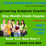 Crash Course For Engineering Tuitions In Delhi In Tejas Engineers Academy