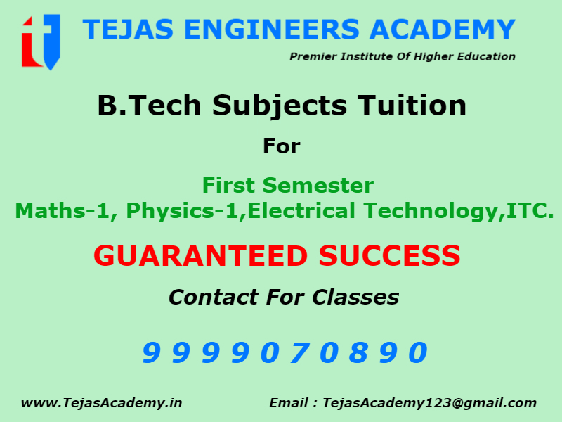 B Tech Tuition