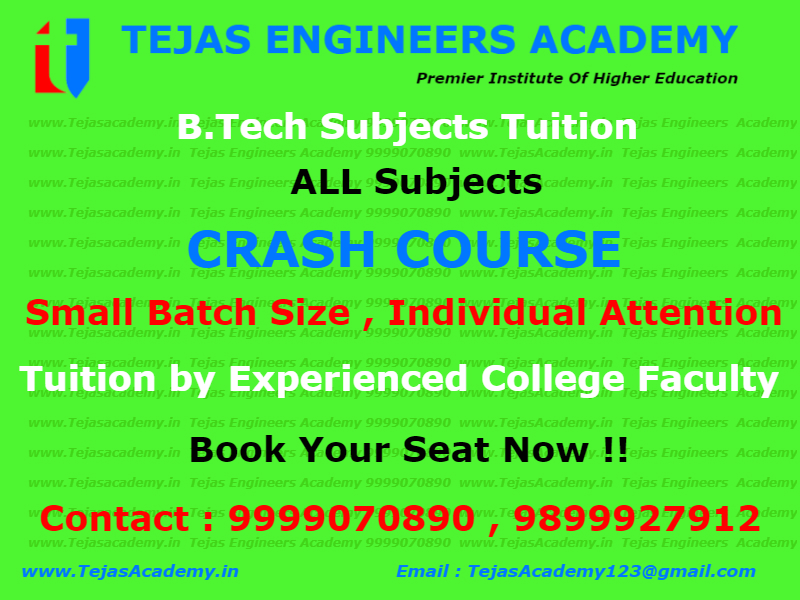 B.Tech Tuitions in Delhi