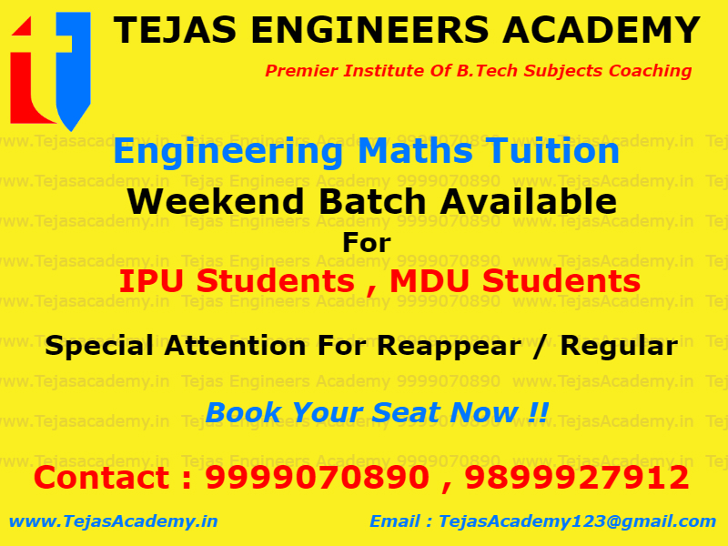 B.Tech Tuitions in Delhi