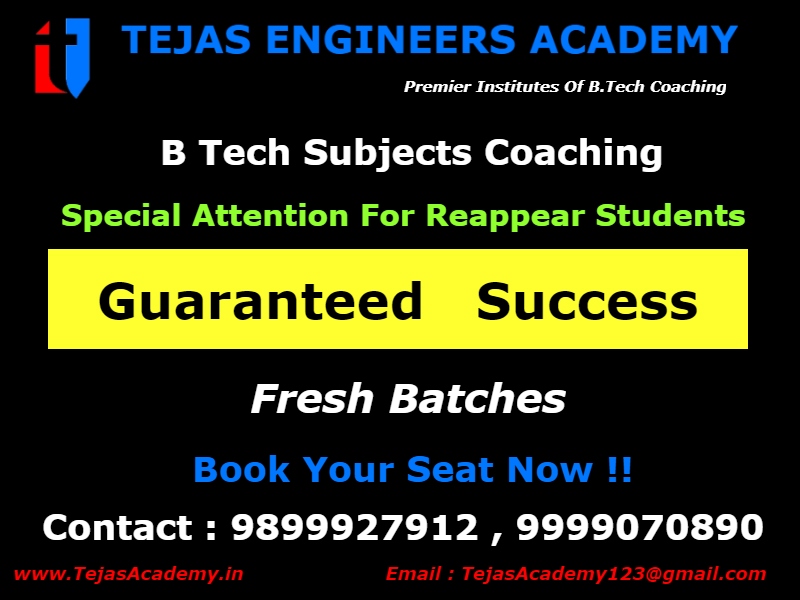 B.Tech Coaching Classes in Delhi