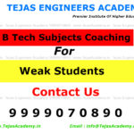 Specialized Batches of B Tech Coaching  in Delhi for Weak Students