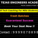 B Tech Coaching in Delhi For MDU Students