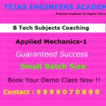 Schedule of classes for this week B Tech Coaching